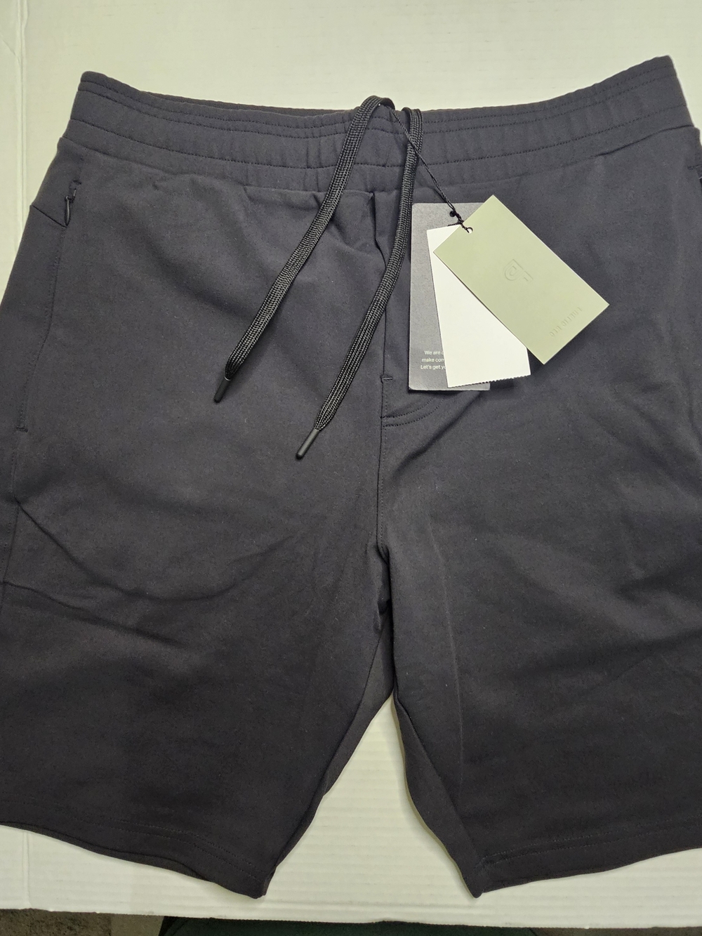 Public Rec All Day Every Day ADED Shorts Black 34R Performance Stretch NWT